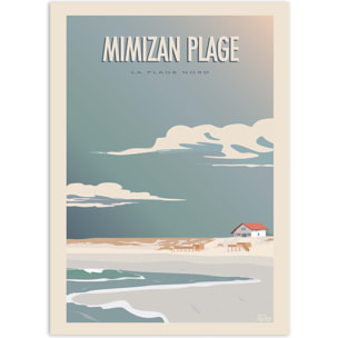 Affiche - Mimizan Plage - Turo Memories Studio
