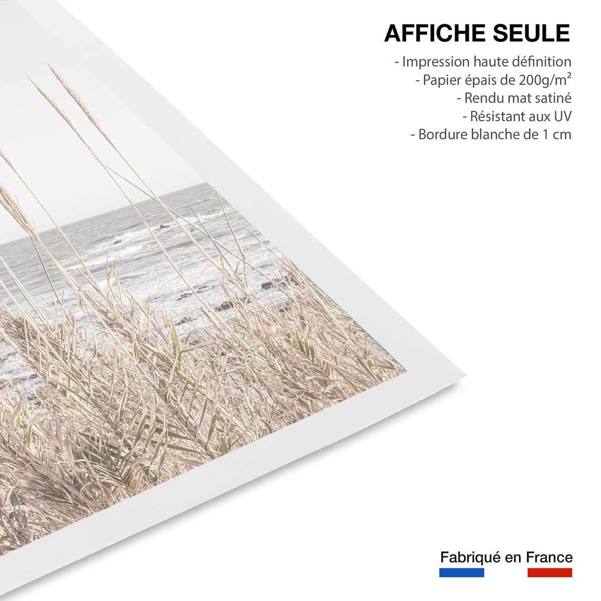 Poster épis au bord de l'eau Affiche seule