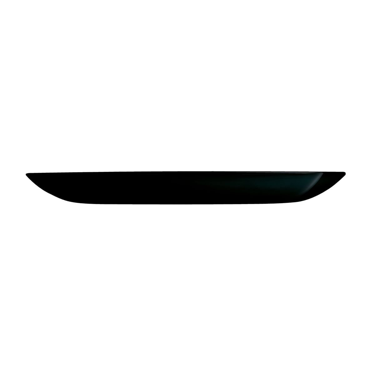 6 platos de postre negros 19 cm Diwali - Luminarc