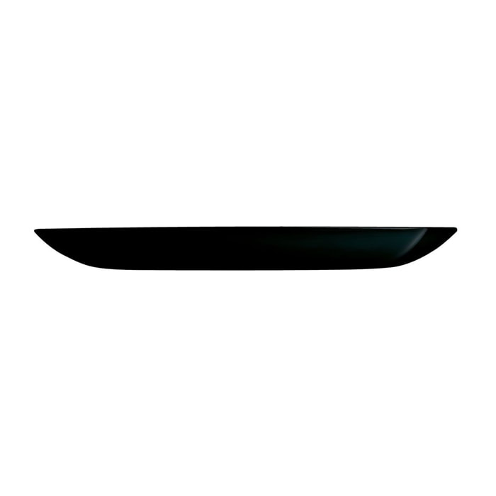 6 platos de postre negros 19 cm Diwali - Luminarc