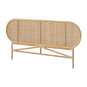 Tête de lit en rotin naturel 160 cm - Navahino