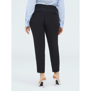 Fiorella Rubino - Pantaloni New York in tessuto stretch - Nero