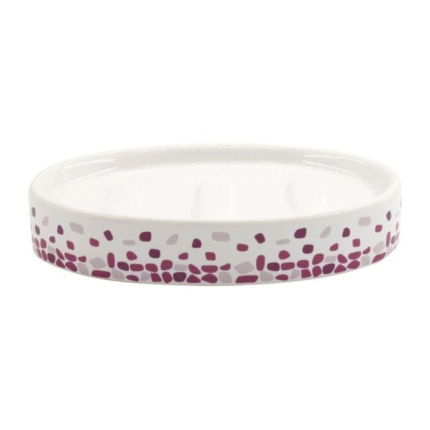 Porte Savon Céramique BREST Fuschia MSV