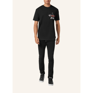 PHILIPP PLEIN T-Shirt Round Neck RACING