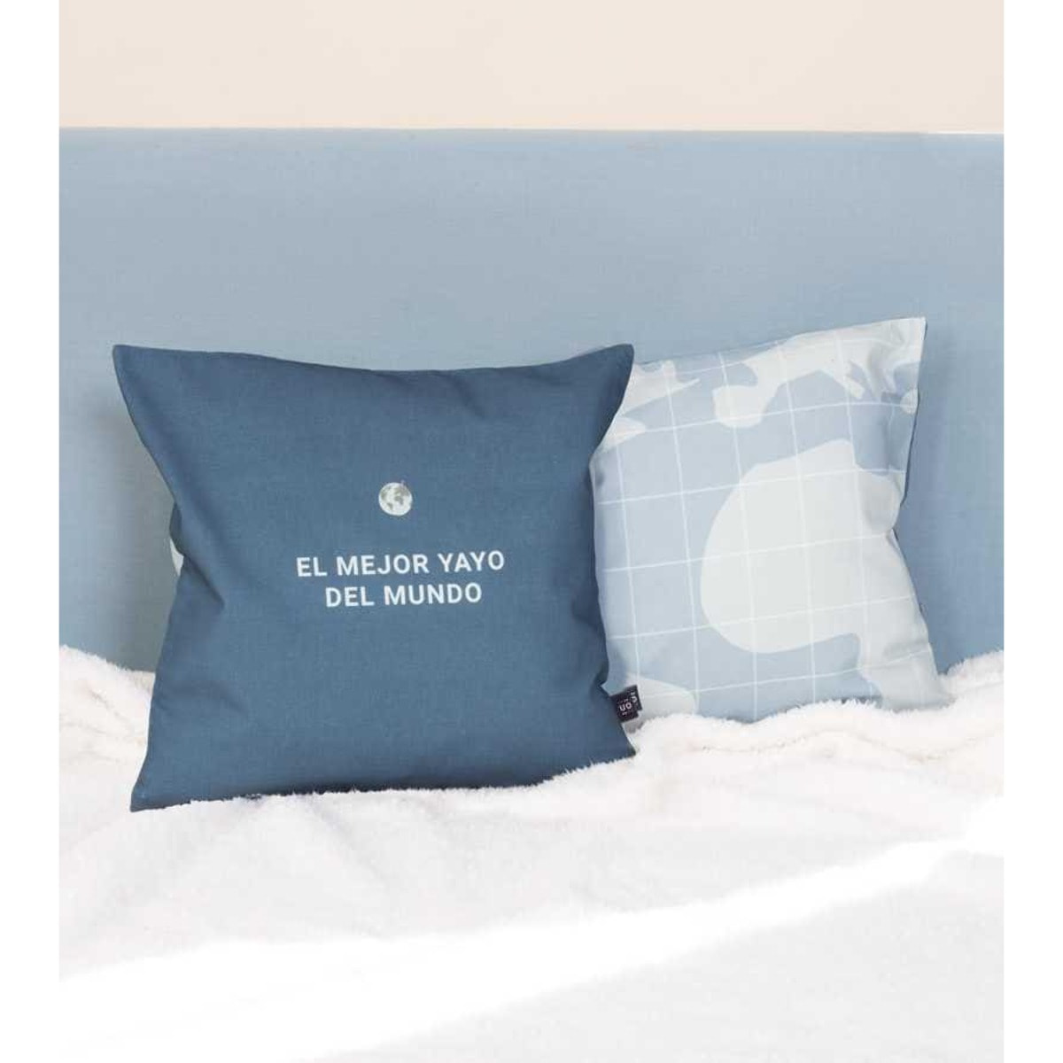 Funda de cojín "El mejor yayo del mundo"
