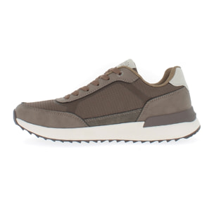 Armata di Mare Scarpe Uomo Sneakers Casual Stringate con Soletta Rimovibile in Memory Foam AMU W23N415 Taupe