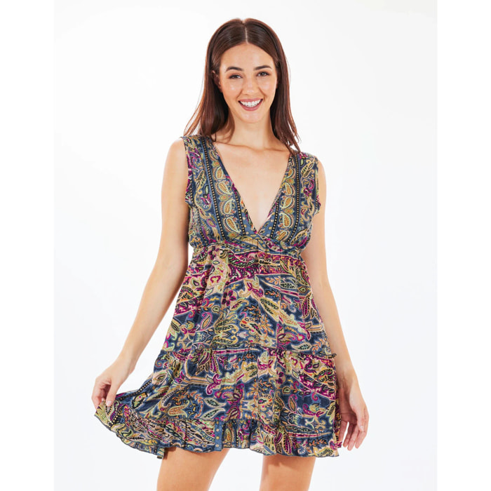 Vestido Corto Tirantes - Capeta