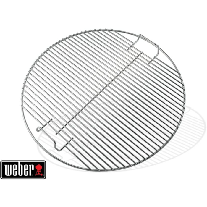 Grille barbecue WEBER de cuisson chromée pour barbecue 47 cm
