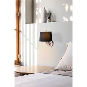 MONTREAL Lampe applique chrome/noire