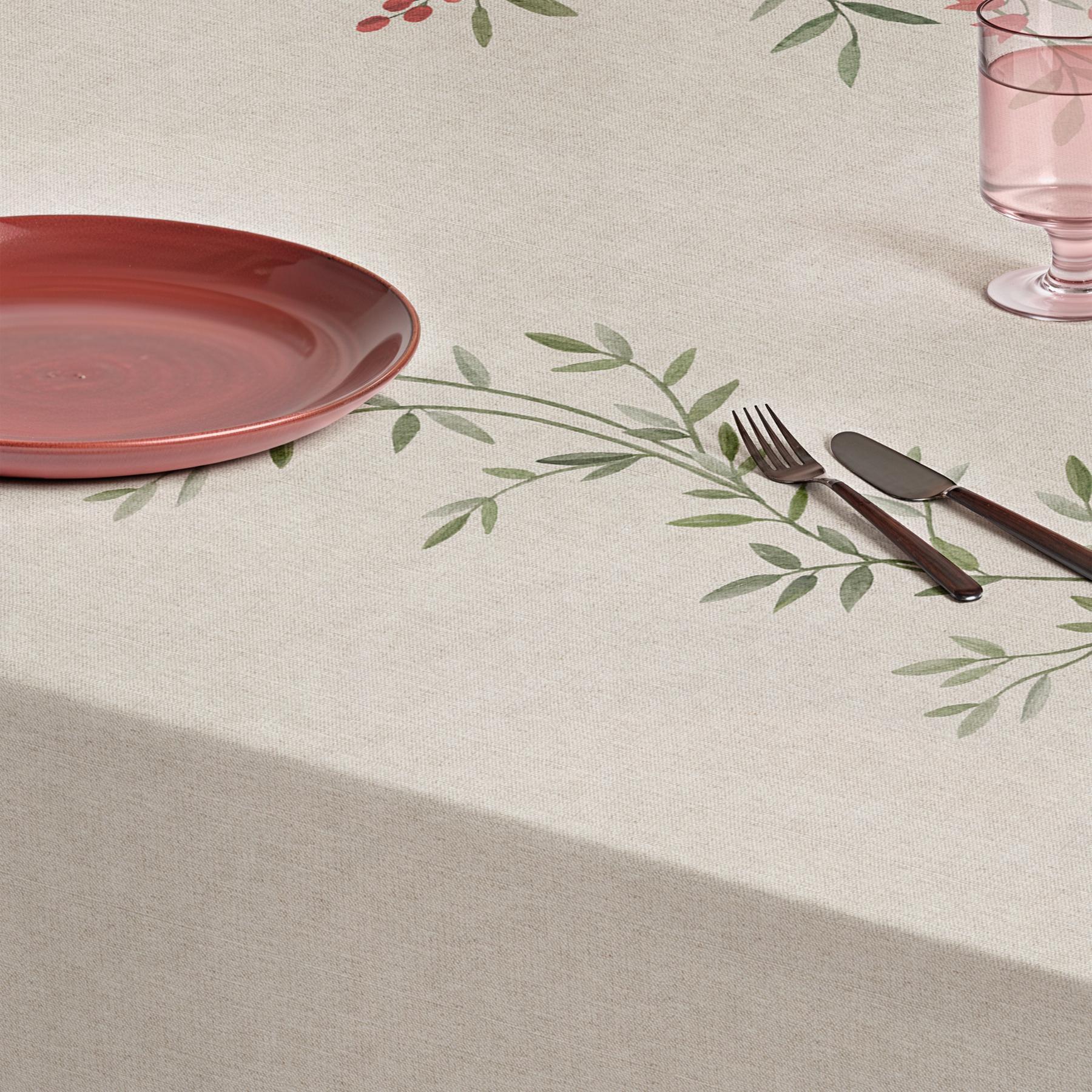 Mantel antimanchas SENDA VERDE - 100% algodón