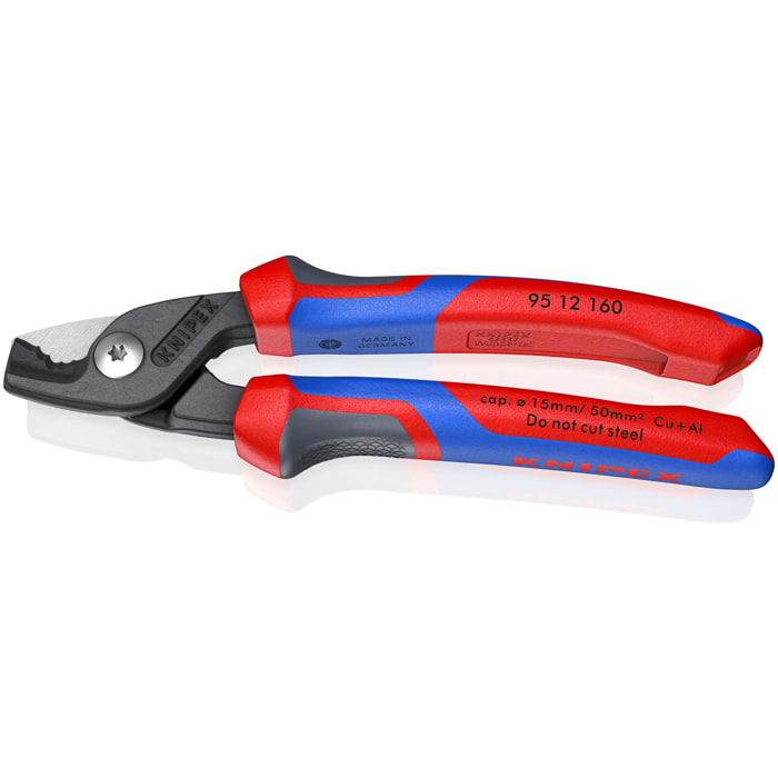 Coupe-câbles StepCut 160 mm Ø 15 mm - KNIPEX - 95 12 160