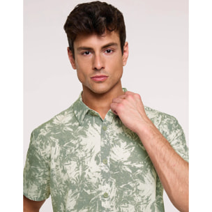 Camisa Manga Corta Caqui - Palmaira