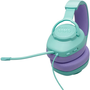 Casque gamer JBL Quantum 100M2 Bleu Cyan