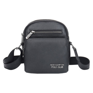 Borsa a tracolla  da uomo In Vera pelle Made in Italy 21x18x9,5 cm