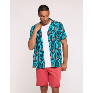 Camisa Manga Corta Azul - Amazonia