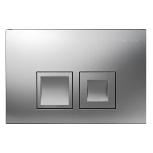 Pack WC Bati-support Geberit + Cuvette Swiss Aqua Technologies sans bride + Set d'habillage + Plaque chrome