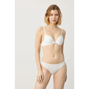 Mini slip in cotone bianco