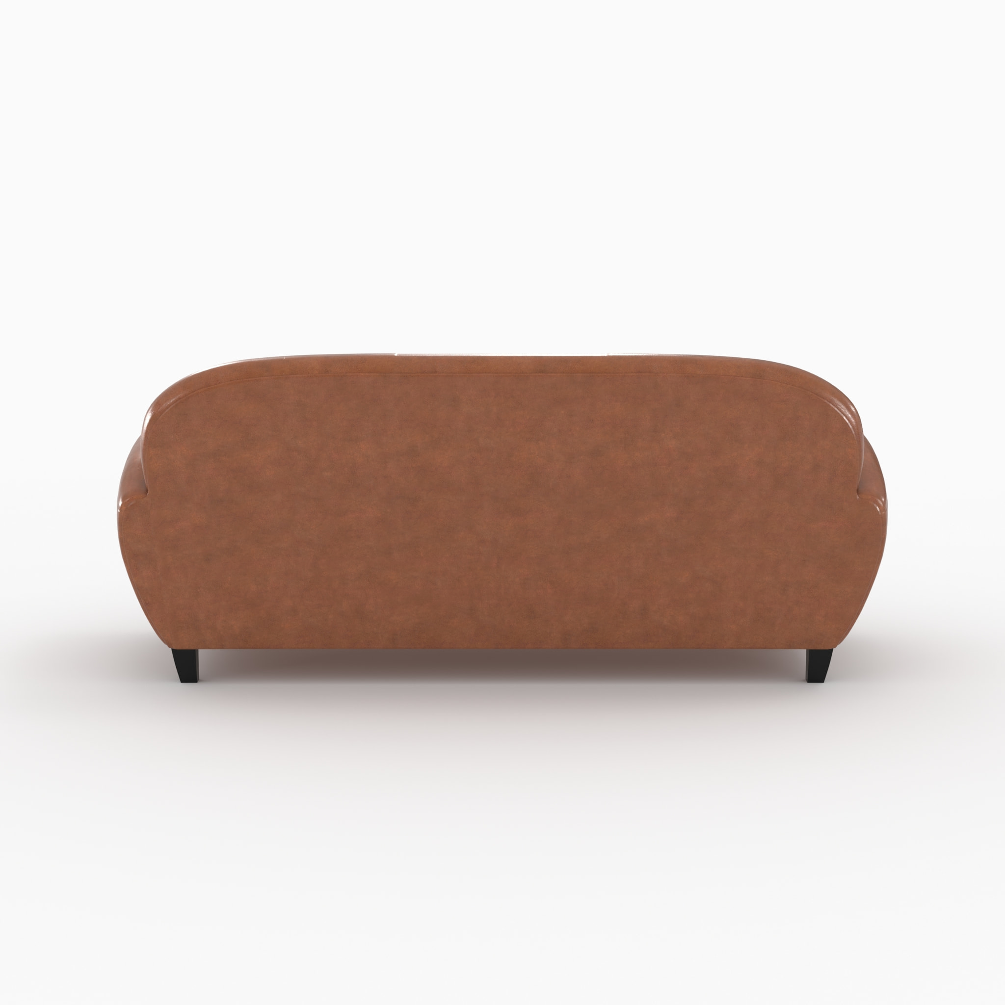 Ensemble canapé et fauteuil camel 4 places - Club
