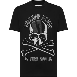 PHILIPP PLEIN T-Shirt Round Neck SKULL&BONES