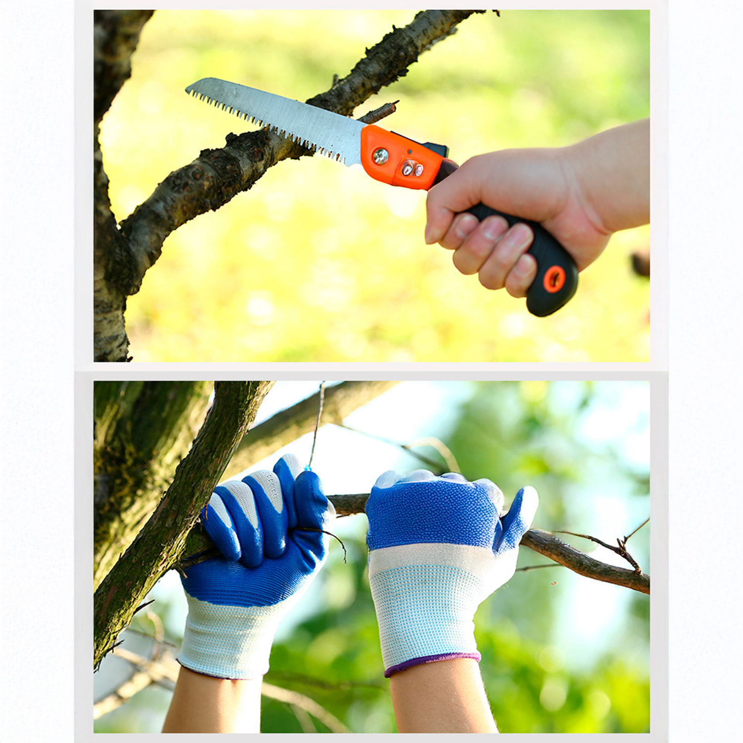 Juego de herramientas para jardinería con bolsa de jardín y 10 piezas.