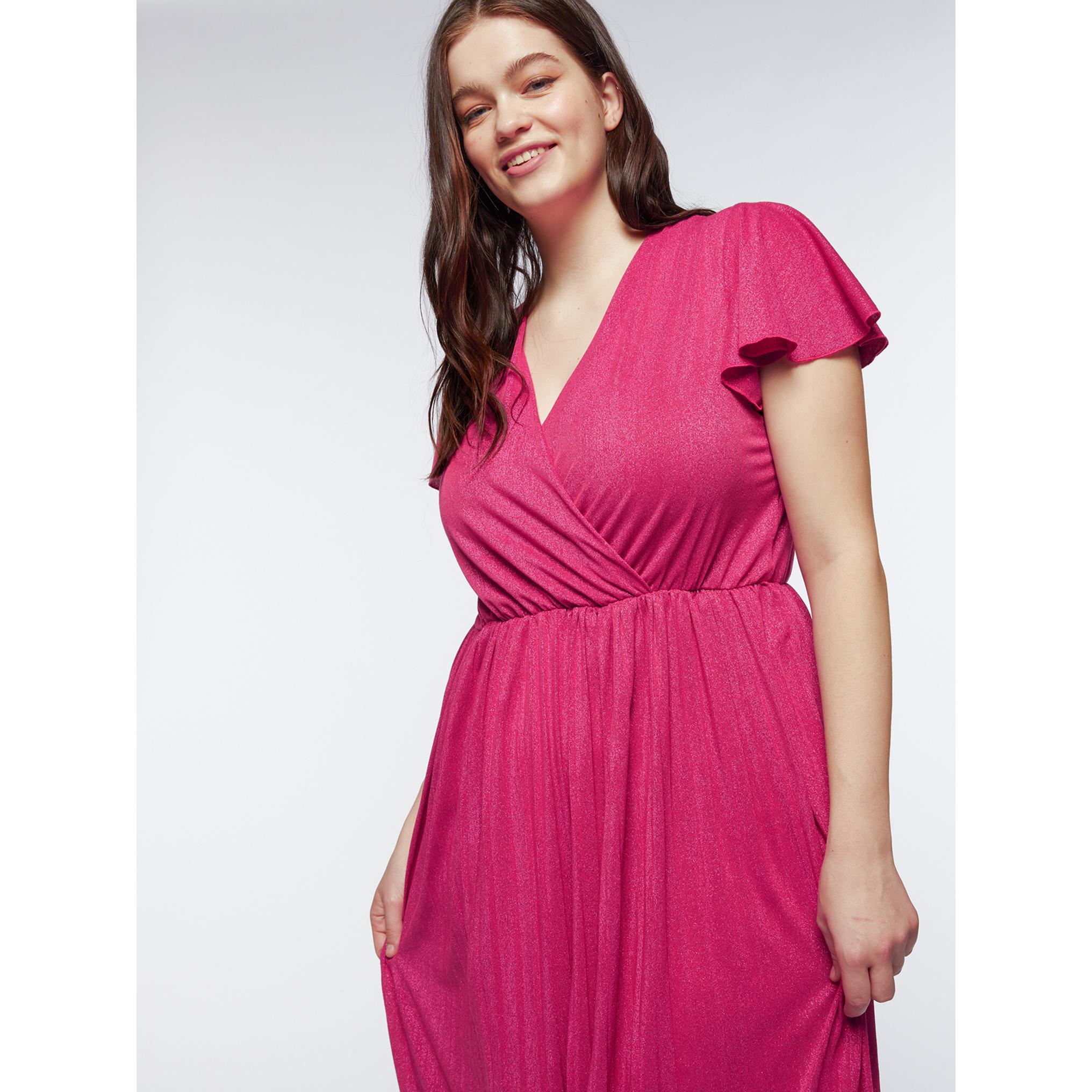 Fiorella Rubino - Vestito lungo lurex - Fucsia