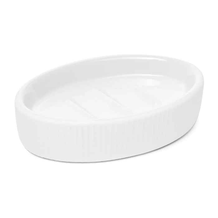 Evolution porte-savon en céramique, blanc (SATDEVO39BI)