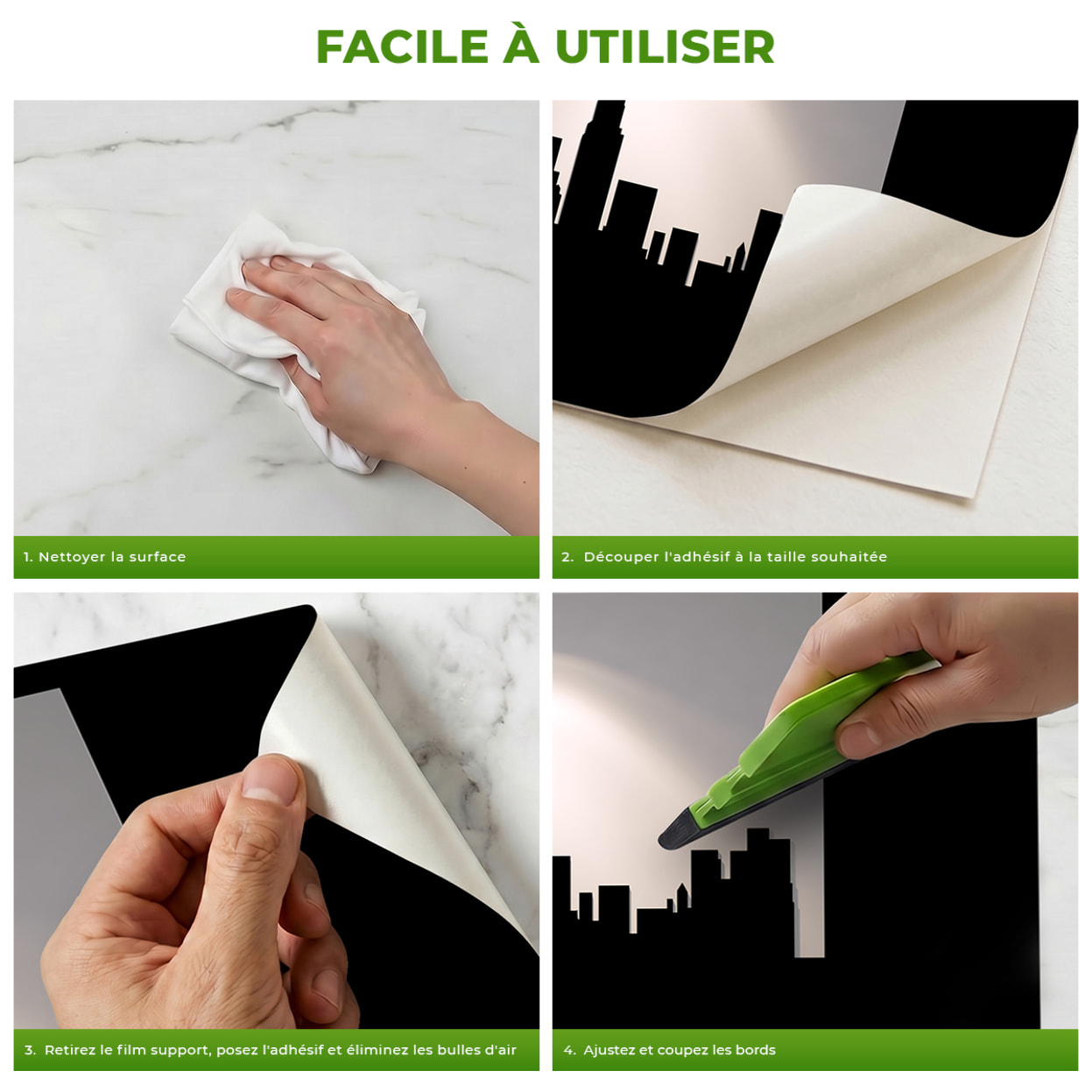 Stickers muraux 3D | Sticker Mural Autocollant effet 3D New-York - Stickers adhésifs 3D Chambre Salon Trompe l'oeil