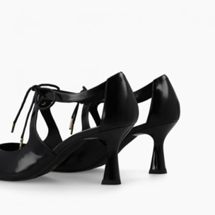 ZAPATOS DE SALÓN NEGROS GINOL-PI