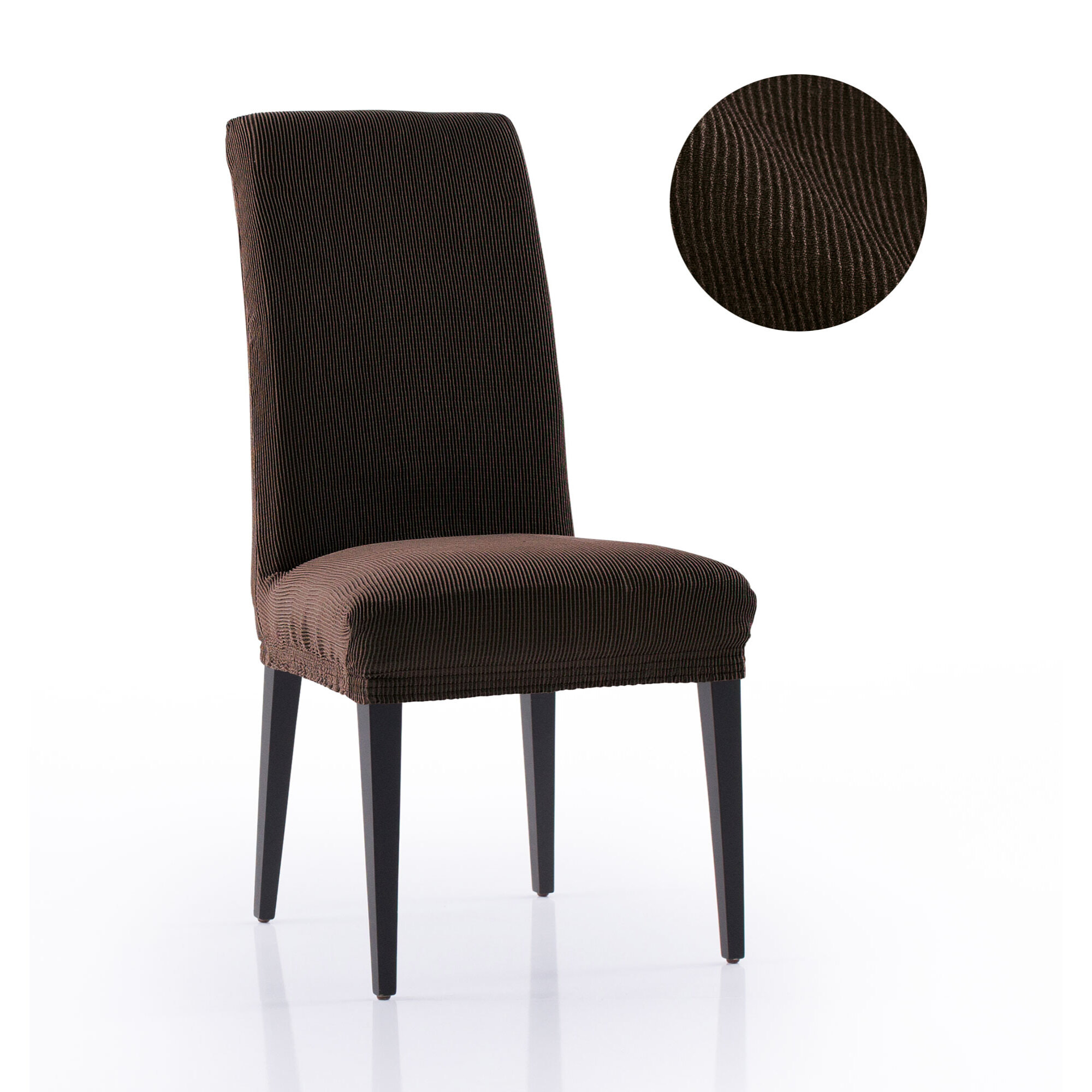 Funda Elástica para silla con RESPALDO pack2 unidades modelo MARCELA