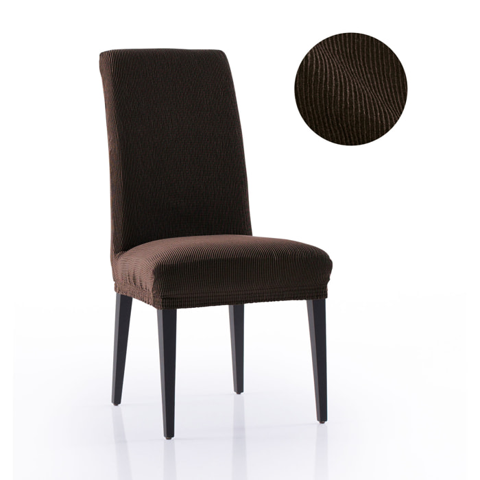 Funda Elástica para silla con RESPALDO pack2 unidades modelo MARCELA