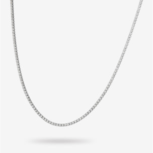 Collana Tennis con Cubic Zirconia Bianche 1.5mm