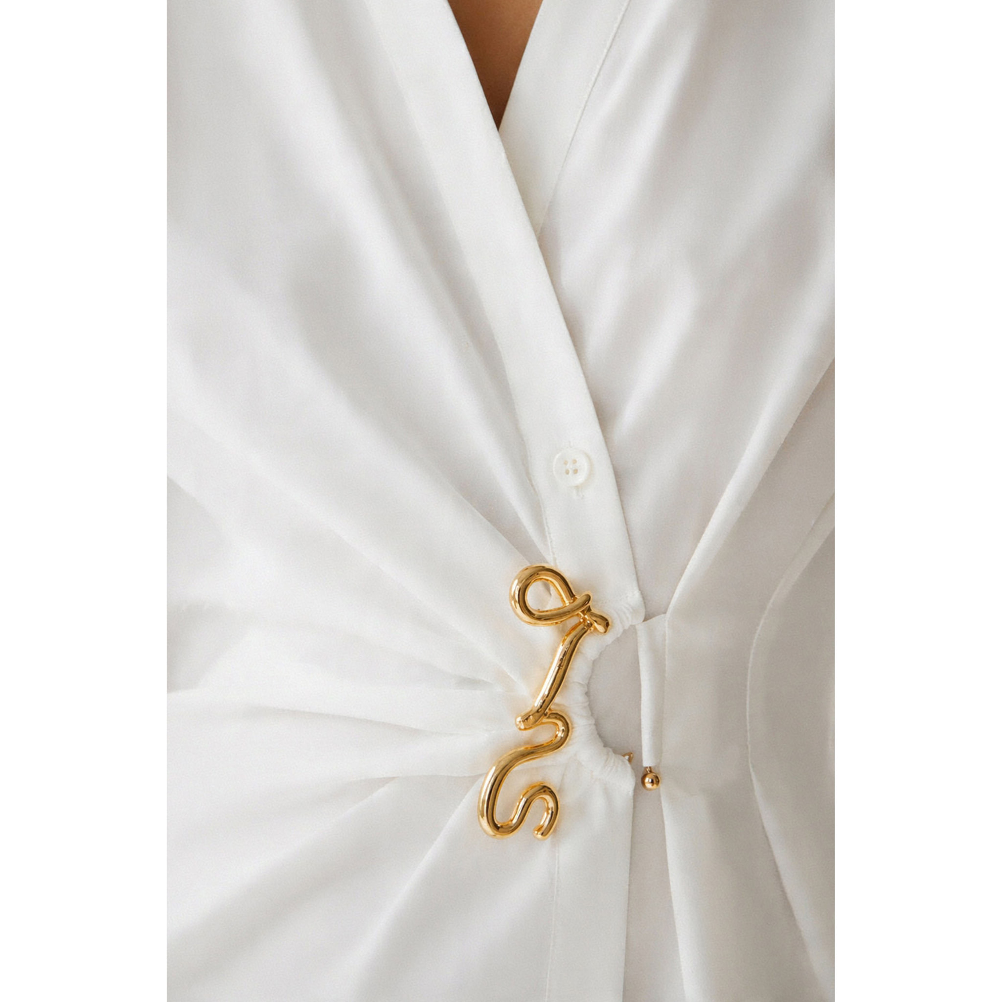 Kocca - Camicia da donna con colletto e incrocio frontale Donna