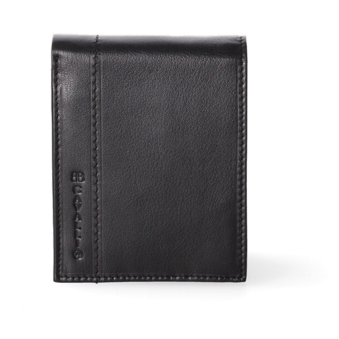 Portafoglio uomo in vera pelle - Modello False - Casual - 12.5 x 10.0 x 2.0 cm