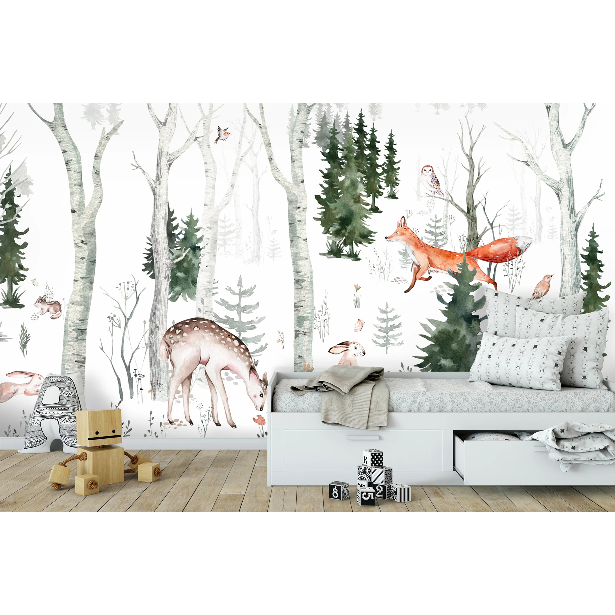 Papier peint panoramique Bambi & Co