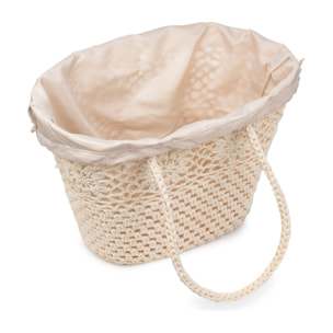 Zerba bolso de hombro mujer. Fabricado en algodón.