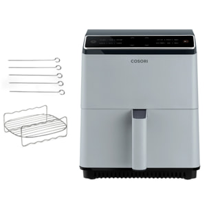 COSORI - Freidora de aire Dual Blaze Chef Edition Gris 6,4 litros