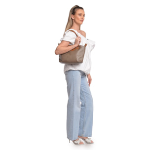 Borsa a tracolla Anna Luchini Beige
