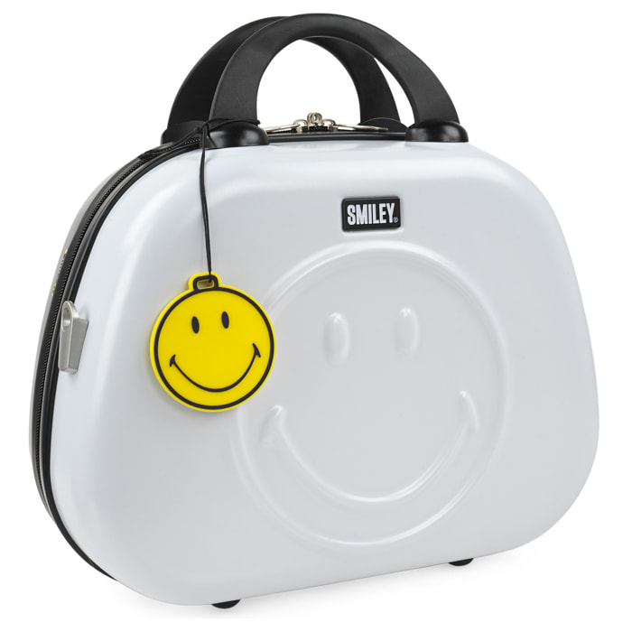 Neceser Viaje Rigido Smiley Originals Smiley Originals Blanco-Negro