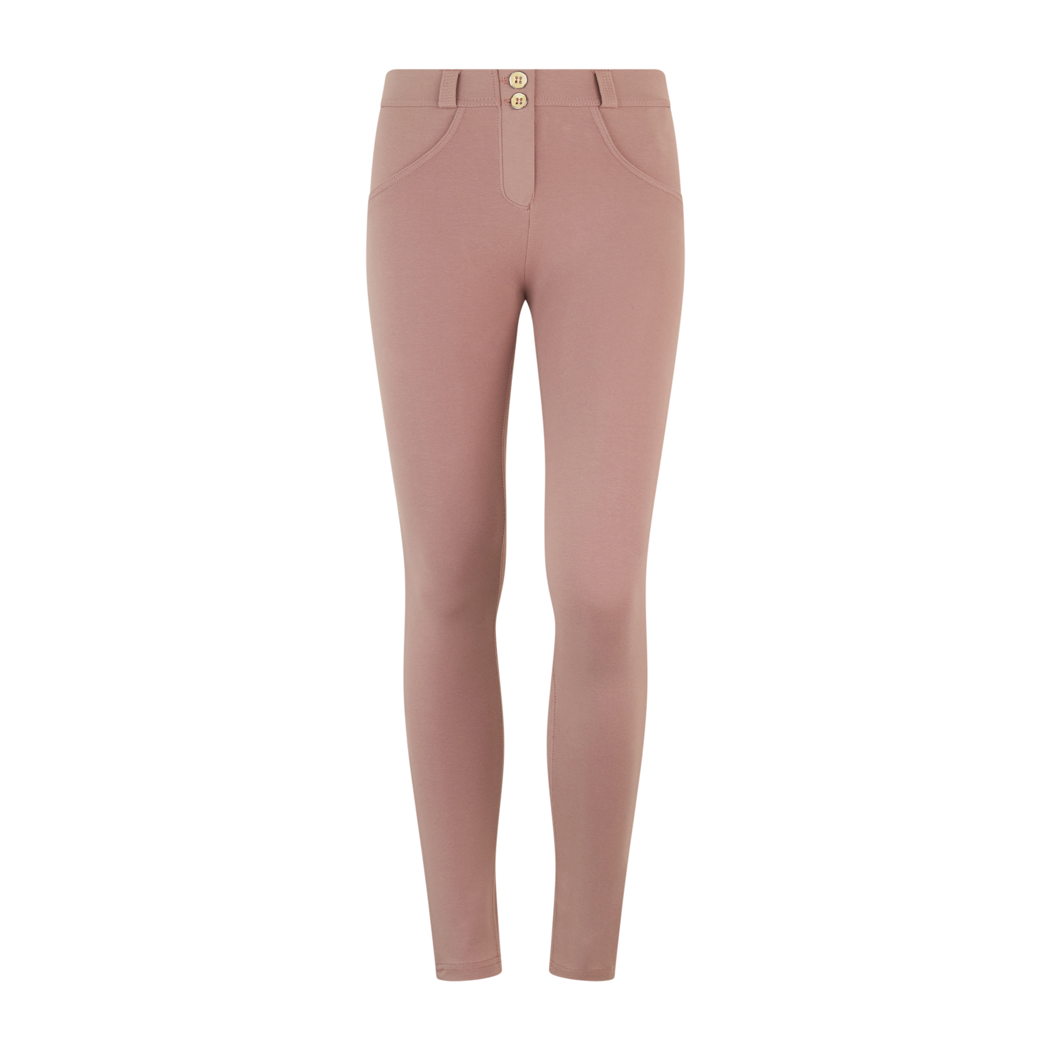 Pantaloni push up WR.UP® skinny cotone organico vita regular