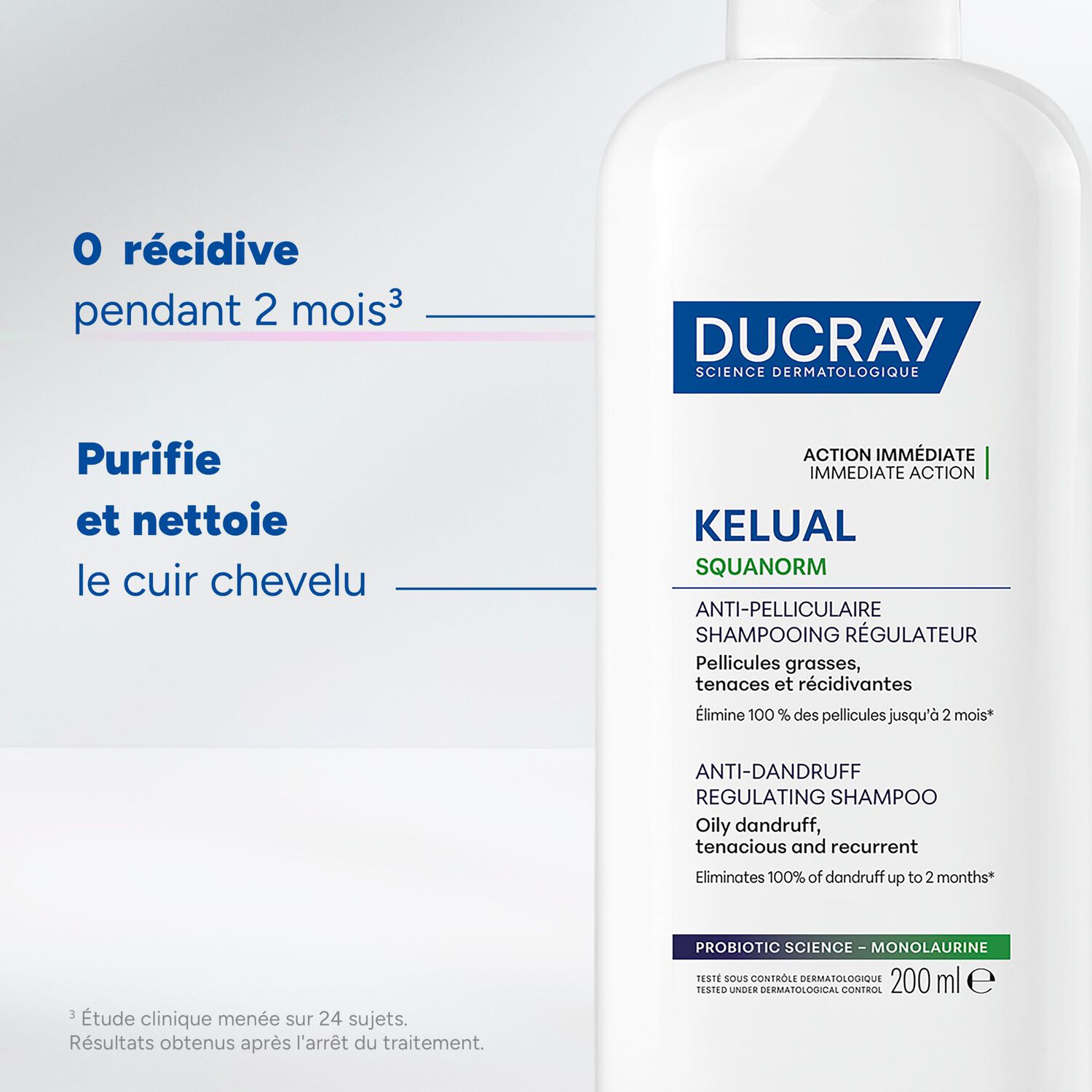 Ducray Shampooing Régulateur Anti-Pelliculaire Kelual Squanorm - Anti-Pelliculaire Shampooing Régulateur