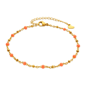 Tobillera Basor acabado oro amarillo 18k