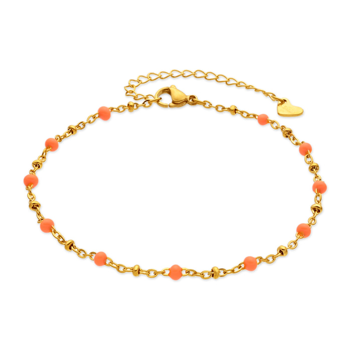 Tobillera Basor acabado oro amarillo 18k