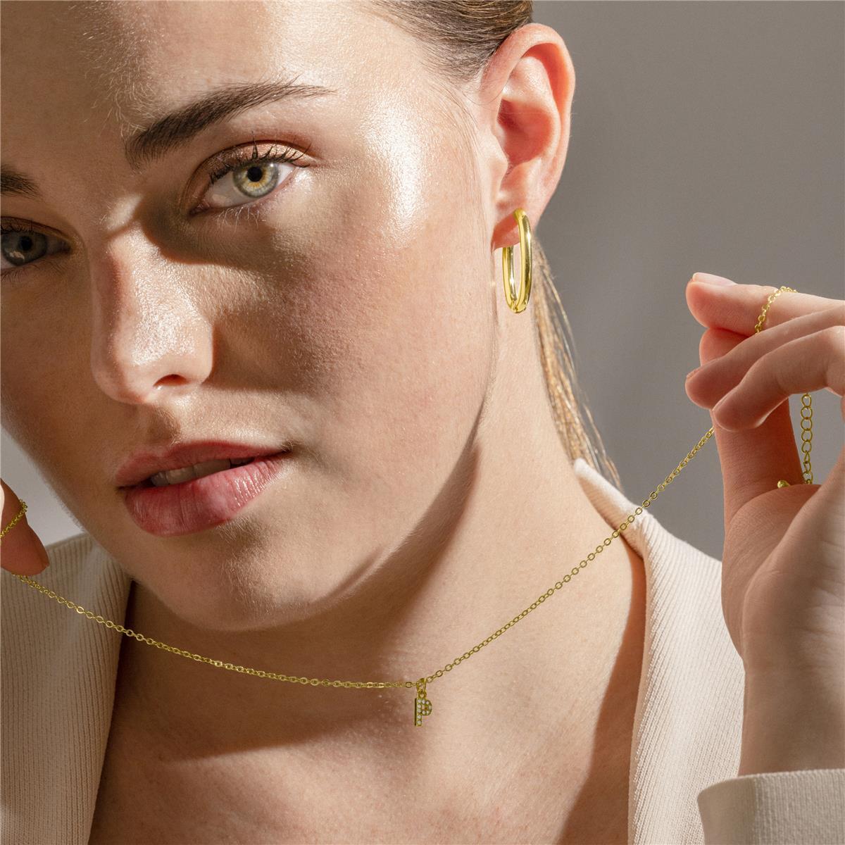 Pendientes Lux by Lux acabados oro amarillo 18k