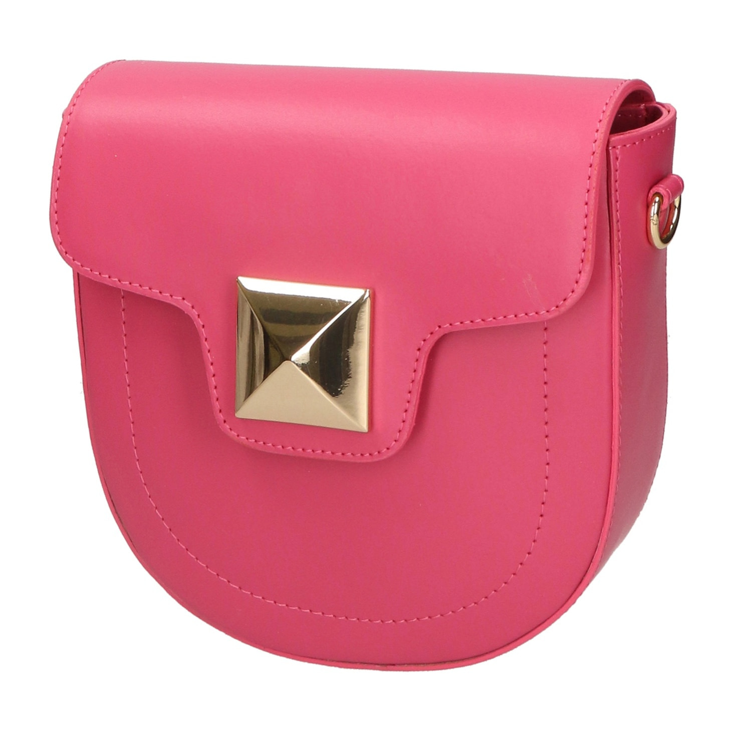 Borsa a tracolla da donna - Modello Calista - Vera pelle - 19.0 x 20.0 x 7.0 cm