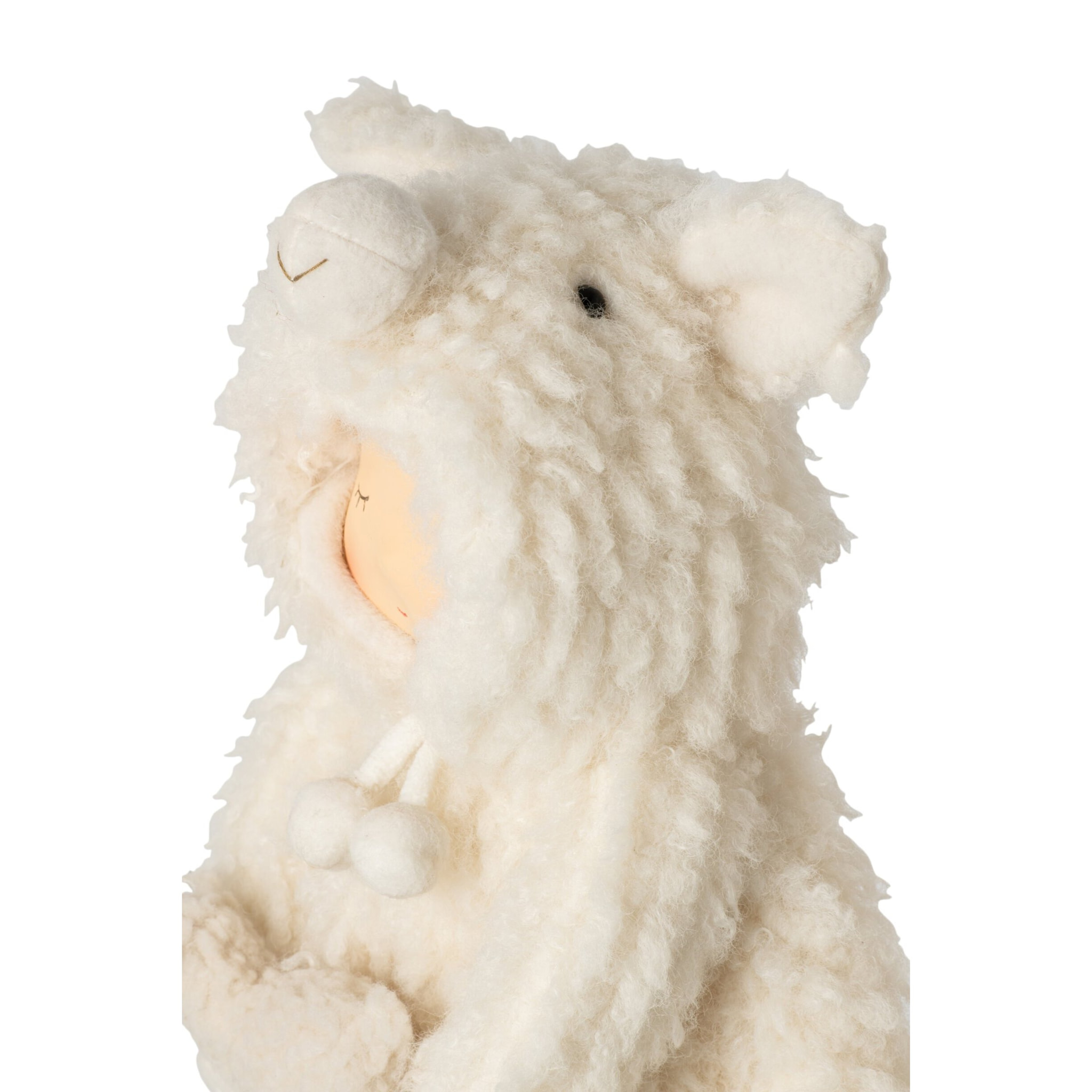J-Line Enfant mouton - polyester - blanc
