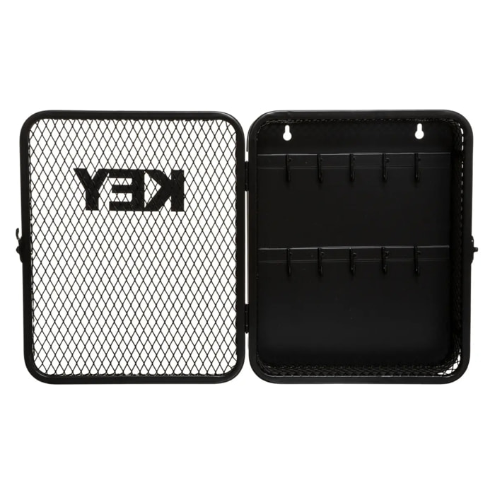 Boîte à clé "Grillage" métal 26x32cm