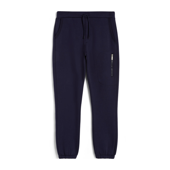 Pantaloni joggers da uomo con tasca zippata sulla coscia