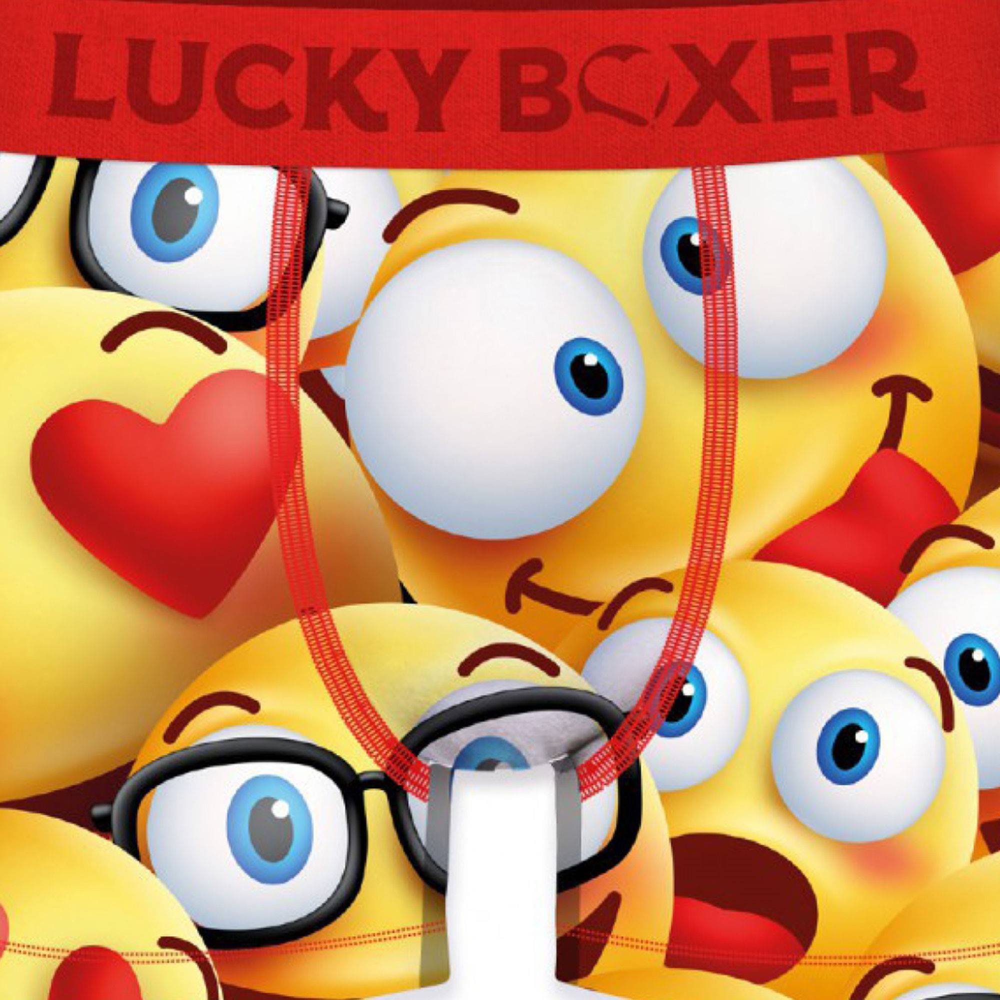 Boxer diseño emojis lucky boxer