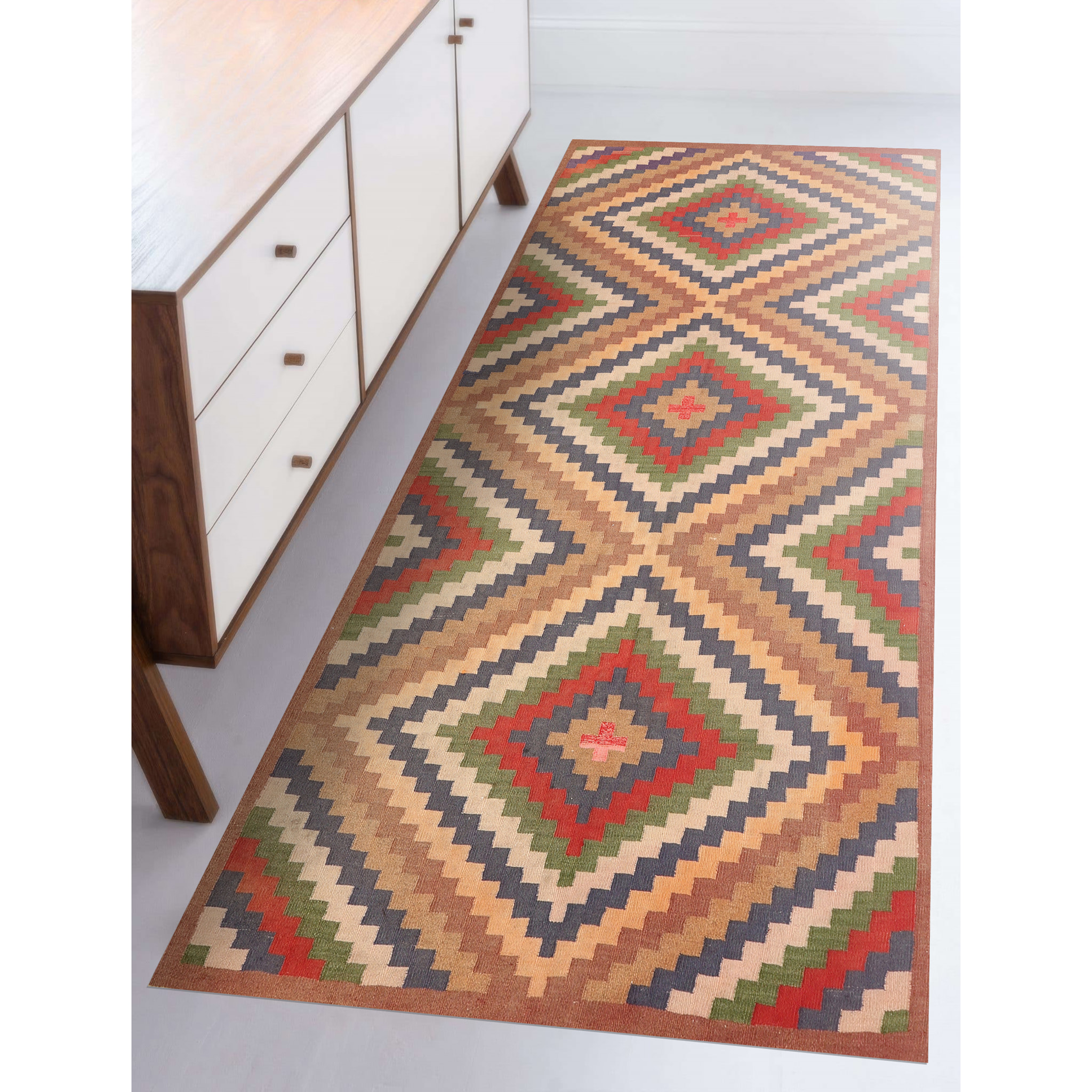 Alfombra de vinilo CERAMIKO, Zigurat 100x120 cm