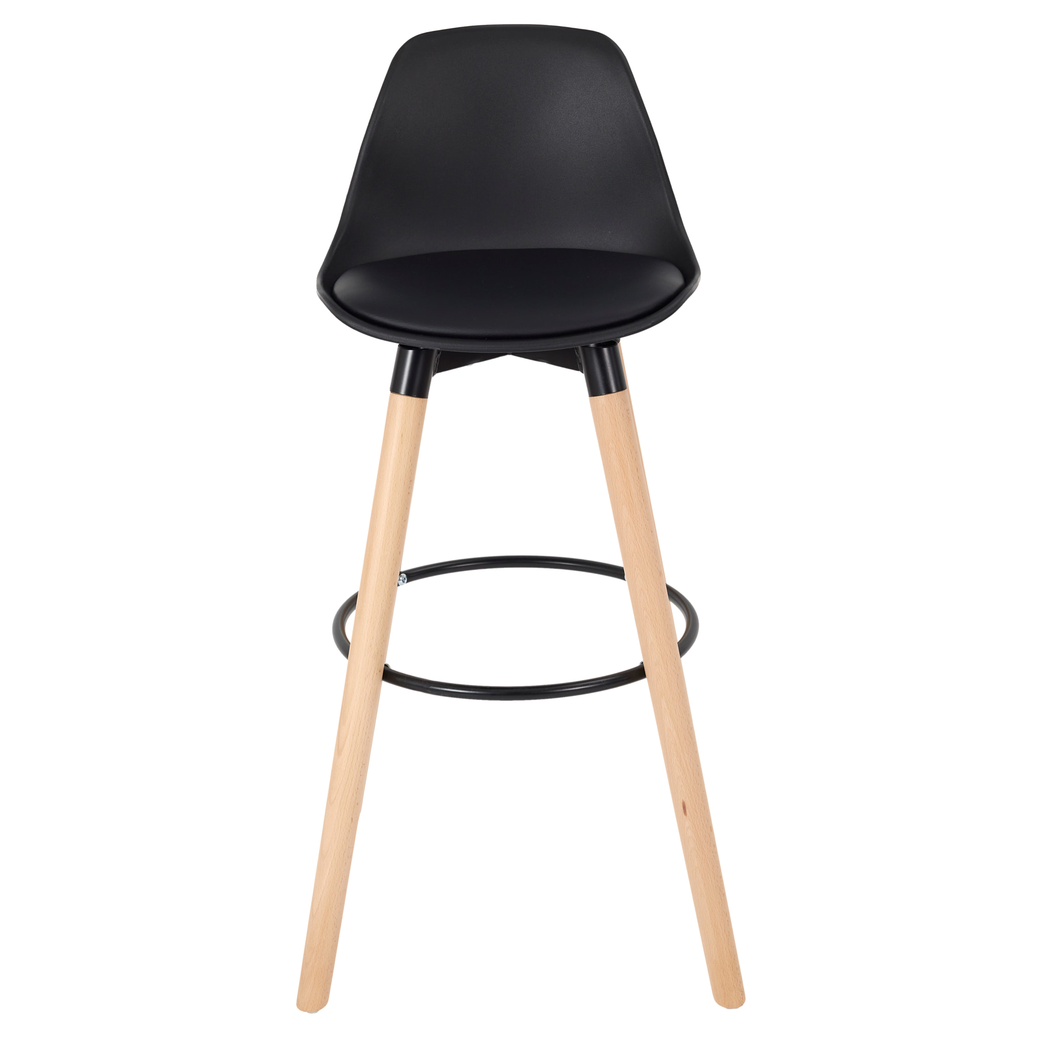 Tabouret De Bar Walt Noir - Lot De 2